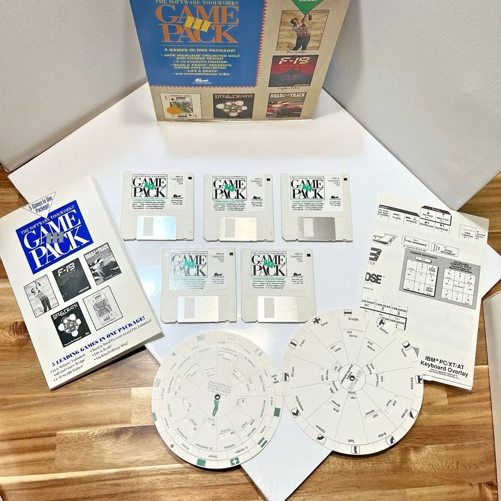Vintage PC Game Pack III (1992) – 5 Full Games‎ on 3.5